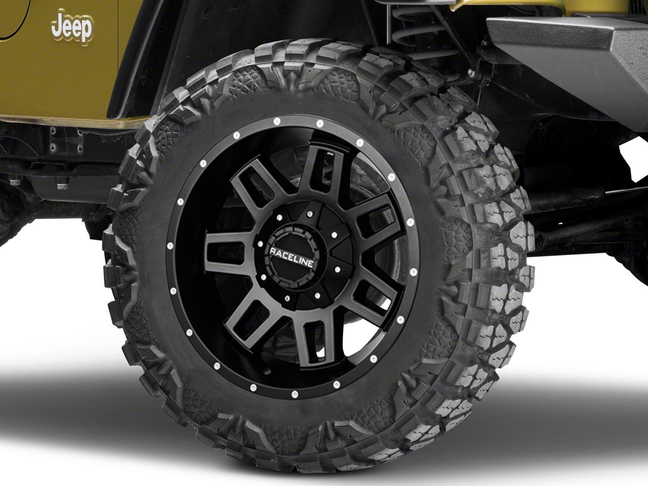 Raceline Injector Black Wheel; 20x9 (84-01 Jeep Cherokee XJ)