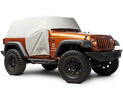 Bestop Jeep Wrangler All Weather Trail Cover Gray 81041 09 07