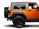 Bestop HighRock 4x4 Rear Bumper with Receiver Hitch; Satin Black (07-18 Jeep Wrangler JK)