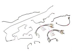 OPR Stainless Steel Brake Line Kit with Braided Hoses (1997 Jeep Wrangler TJ w/ ABS)