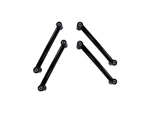 SuperLift Fixed Length Lower Control Arms for 3 to 4-Inch Lift; Set of Four (97-06 Jeep Wrangler TJ)