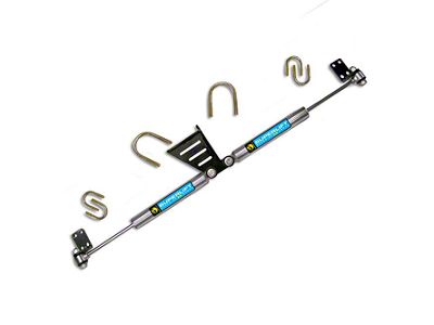 SuperLift Superide SS by Bilsten High Clearance Dual Steering Stabilizer Kit for 1.50+ Inch Lift (07-18 Jeep Wrangler JK)