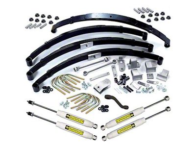 SuperLift 3.50-Inch Suspension Lift Kit with Superide Shocks (87-95 Jeep Wrangler YJ)