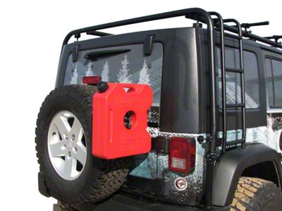 Garvin Rotopax Can Mount; 2 to 3 Gallon (07-18 Jeep Wrangler JK)