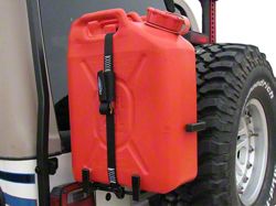 MORryde Jeep Wrangler Frame Side Mount Jerry Can Holder w/ Tall Tray ...