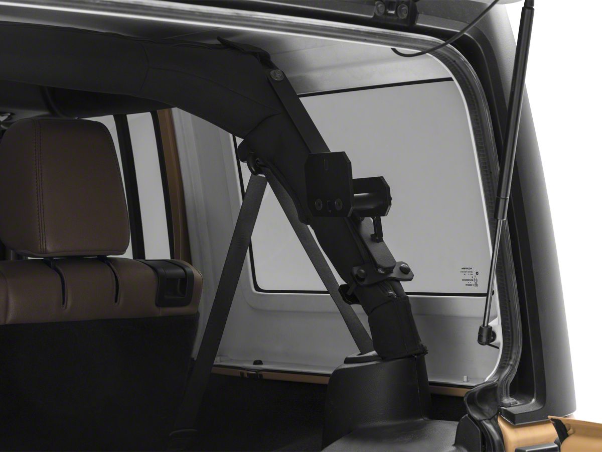 Garvin Interior Roll Bar Rotopox Can Mount For Hard Tops 07 18 Jeep Wrangler Jk 4 Door