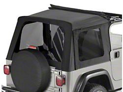 Bestop Tinted Window Kit for Sunrider Soft Top; Black Denim (97-06 Jeep Wrangler TJ, Excluding Unlimited)
