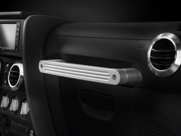 How to Install a Rugged Ridge Silver Passenger Grab Bar Handle on your