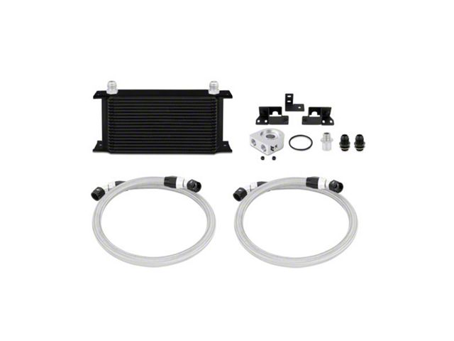 Mishimoto Oil Cooler Kit; Black (07-11 3.8L Jeep Wrangler JK)