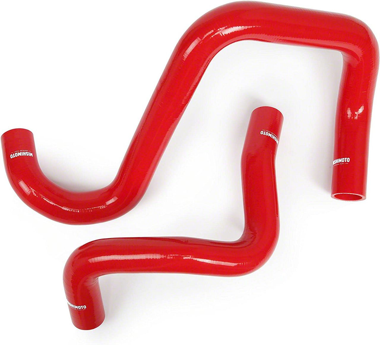 Mishimoto Silicone Radiator Hose Kit; Red (12-18 3.6L Jeep Wrangler JK)