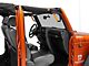 GraBars Genuine Solid Steel Front Grab Handles; Orange Grips (07-18 Jeep Wrangler JK)