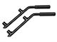 GraBars Genuine Solid Steel Rear Grab Handles; Black Grips (07-18 Jeep Wrangler JK 4-Door)