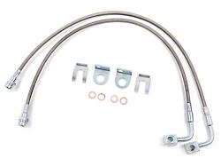 Jeep JK Stainless Steel Brake Line 07-18 Wrangler JK Front Lift Height 4-7 Inch Pair Skyjacker main image 0