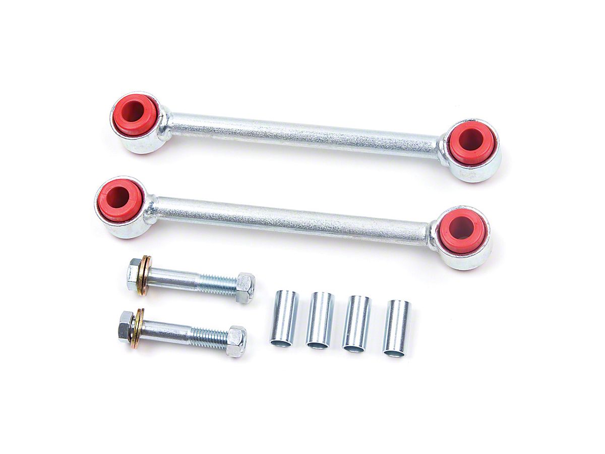 Zone Offroad Jeep Wrangler Front Sway Bar Links for  in. Lift ZONJ5301  (07-18 Jeep Wrangler JK)