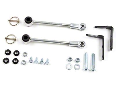 Zone Offroad Sway Bar Disconnects for 0 to 2.50-Inch Lift (87-95 Jeep Wrangler YJ)