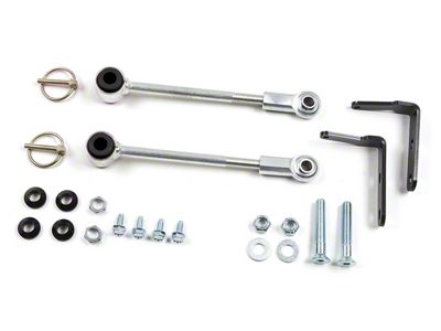 Zone Offroad Sway Bar Disconnects for 3 to 4.50-Inch Lift (87-95 Jeep Wrangler YJ)