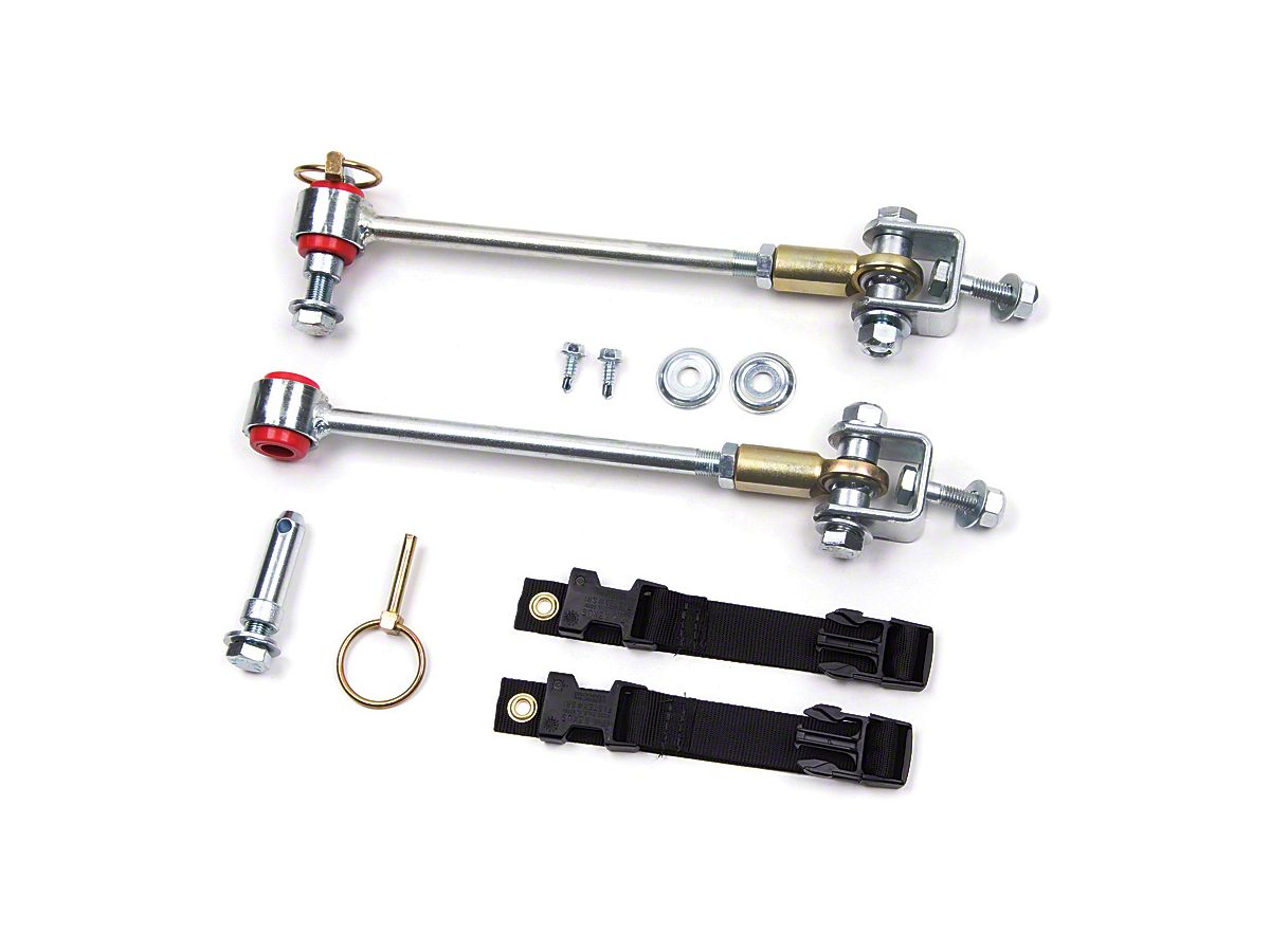 Zone Offroad Jeep Wrangler Sway Bar Disconnects for  in. Lift ZONJ5652  (97-06 Jeep Wrangler TJ)
