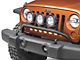 Rugged Ridge 5-Inch Round HID Off-Road Fog Lights with Black Composite Housings; Set of Three