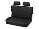 Bestop Trailmax II Fold-N-Tumble Center Fabric Rear Bench Seat; Black Denim (66-95 Jeep CJ5, CJ7 & Wrangler YJ)