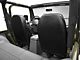 Smittybilt Standard Front Bucket Seat; Black Denim (76-06 Jeep CJ5, CJ7, Wrangler YJ & TJ)