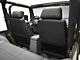 Smittybilt Front Contour Sport Bucket Reclining Seat; Black Denim (76-02 Jeep CJ5, CJ7, Wrangler YJ & TJ)
