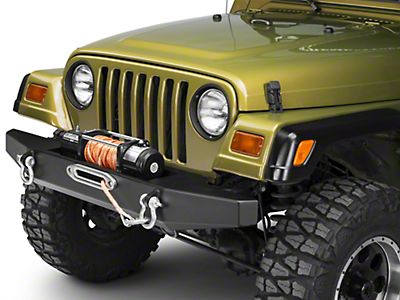 Rugged Ridge Jeep Wrangler 3-Inch Double Tube Winch Ready Front