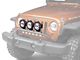 Rugged Ridge 5-Inch Round HID Off-Road Fog Lights with Front Bumper Light Bar (07-18 Jeep Wrangler JK)