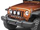 Rugged Ridge 5-Inch Round HID Off-Road Fog Lights with Front Bumper Light Bar (07-18 Jeep Wrangler JK)