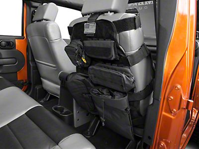 Rugged Ridge Jeep Wrangler Front Cargo Seat Cover; Black   (Universal; Some Adaptation May Be Required) - Free Shipping