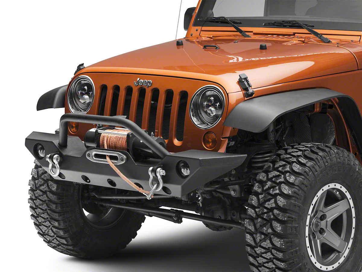 uBox Jeep JK Headlight Bezel Trim Cover Matte Black Headlight Insert