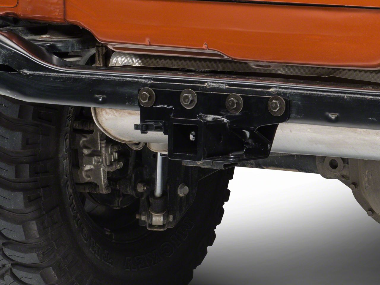 Rugged Ridge Jeep Wrangler Black Hitch Kit 2000-3500lbs. 11580.51 (07-18  Jeep Wrangler JK)