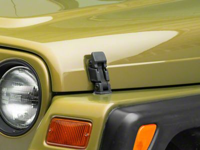 Rugged Ridge Hood Catch and Bracket Kit (97-06 Jeep Wrangler TJ)