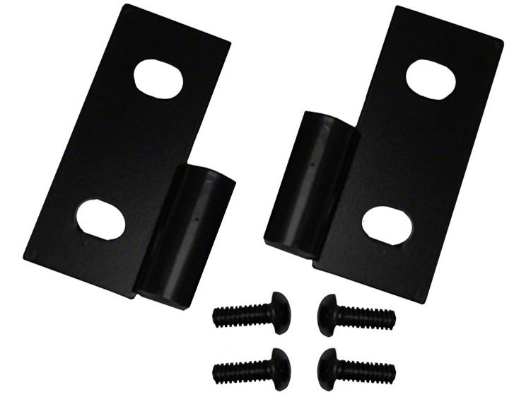 Rugged Ridge Jeep Wrangler Black Lower Door Hinge Pair 11202.03 (87