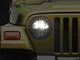 KC HiLiTES Gravity LED 7-Inch Headlight; Black Housing; Clear Lens (97-06 Jeep Wrangler TJ)