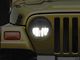 KC HiLiTES Gravity LED 7-Inch Headlight; Black Housing; Clear Lens (97-06 Jeep Wrangler TJ)