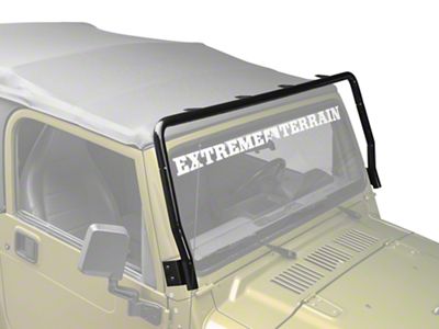 Rugged Ridge Full Frame Light Bar; Black (97-06 Jeep Wrangler TJ)