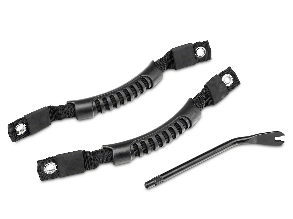 Rugged Ridge Jeep Wrangler Black Replacement Door Handle Strap