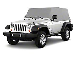 Cab Cover; Gray (92-06 Jeep Wrangler YJ & TJ, Excluding Unlimited)