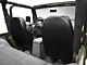 Smittybilt Standard Front Bucket Seat; Black Vinyl (76-06 Jeep CJ5, CJ7, Wrangler YJ & TJ)