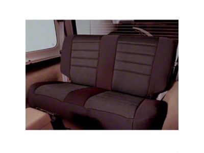 Smittybilt Custom Fit Neoprene Rear Seat Cover, Black (97-02 Jeep Wrangler TJ)