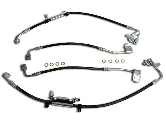 Jeep Wrangler Front & Rear Brake Hose Kit (1118 Jeep Wrangler JK)