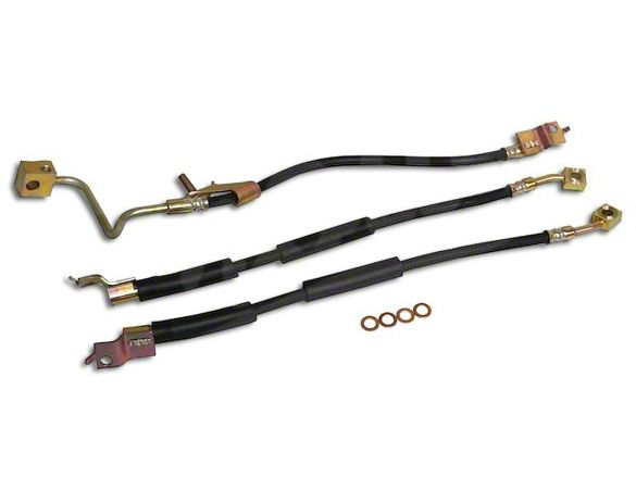 Jeep Wrangler Front & Rear Brake Hose Kit (9706 Jeep Wrangler TJ)