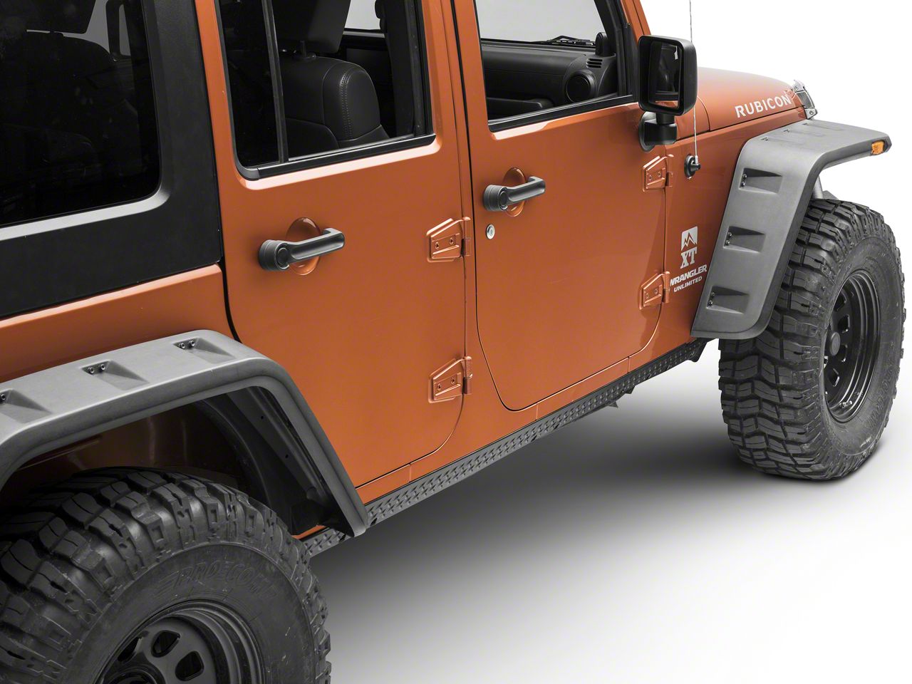 Rugged Ridge Jeep Wrangler Rocker Side Panel Body Armor Kit 11651.05