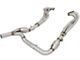 AFE 1-5/8-Inch Twisted Steel Long Tube Headers with Y-Pipe; Street Series (07-11 3.8L Jeep Wrangler JK)