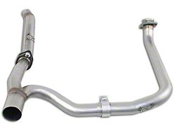 AFE Twisted Steel Delete Downpipe and Y-Pipe (12-18 3.6L Jeep Wrangler JK 4-Door)