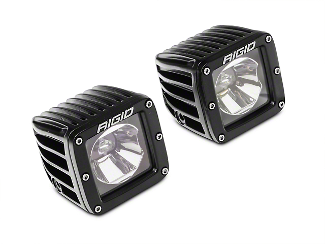 Rigid Industries D-Series Radiance LED Cube Lights w/ Back-Light; Flood/Spot Combo