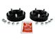 1.50-Inch Wheel Adapters; 5x4.5 to 5x5; Black (87-06 Jeep Wrangler YJ & TJ)