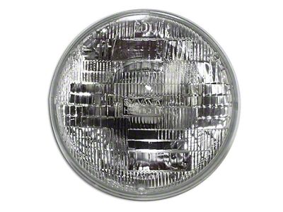 7-Inch Round Headlight; Chrome Housing; Clear Lens (97-06 Jeep Wrangler TJ)