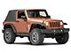 Bowless Soft Top with Tinted Windows; Black Diamond (07-18 Jeep Wrangler JK 2-Door)