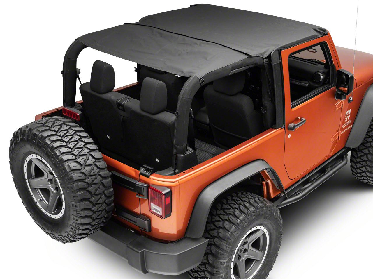 Jeep Wrangler Combo Beach Topper; Black Diamond (07-18 Jeep Wrangler JK ...